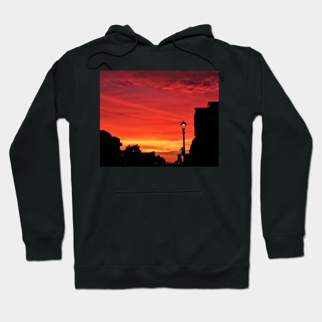 The Sky is On Fire! Hoodie by Debbie-D-Pics